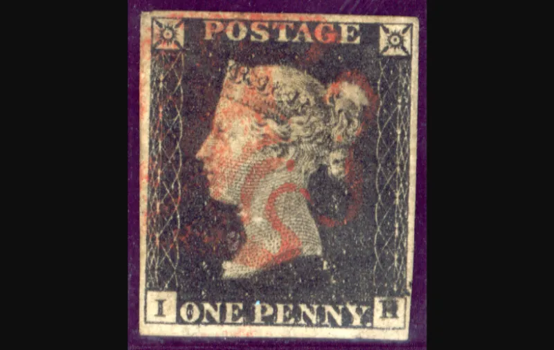 Penny Black - le premier timbre-poste adhésif au monde